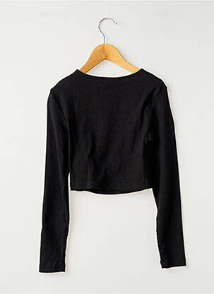 Top col rond manches longues noir TIFFOSI femme