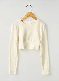 Top manches longues manches longues beige TIFFOSI fille