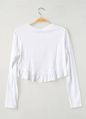 Gilet manches longues blanc MAYORAL fille seconde vue