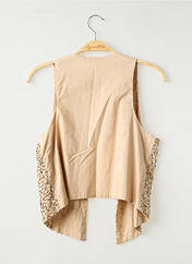 Gilet sans manche beige MAYORAL fille seconde vue