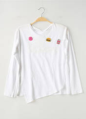 Top blanc MAYORAL fille seconde vue