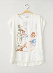 Top blanc MAYORAL fille seconde vue