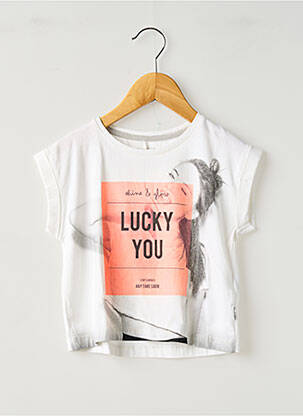 Top blanc NAME IT fille