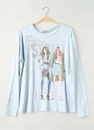 T-shirt bleu MAYORAL fille