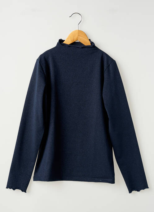Top coupe droite manches longues bleu NAME IT fille