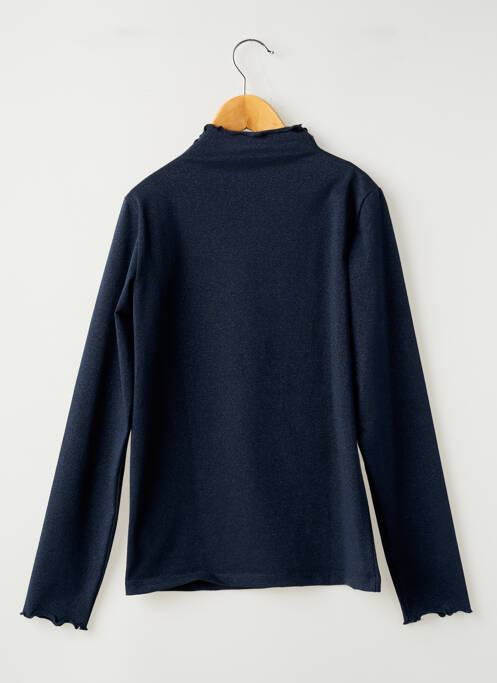 Top coupe droite manches longues bleu NAME IT fille
