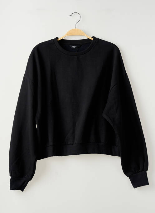 Sweat-shirt manches longues manches longues noir TIFFOSI femme