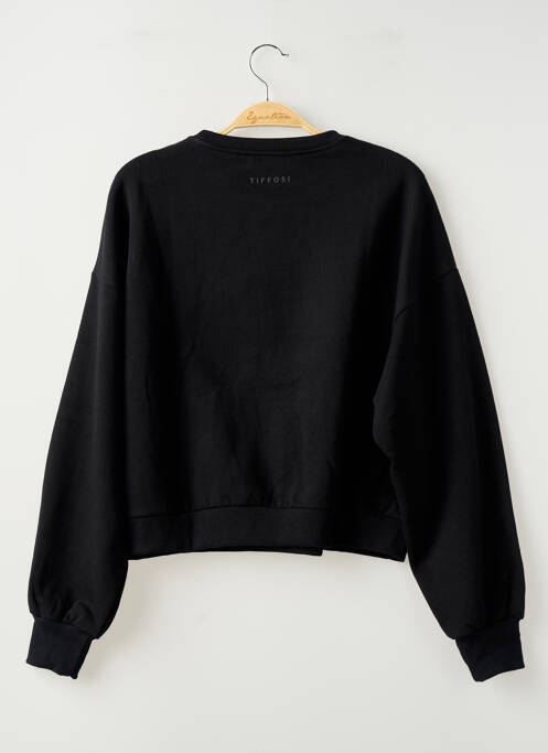 Sweat-shirt manches longues manches longues noir TIFFOSI femme