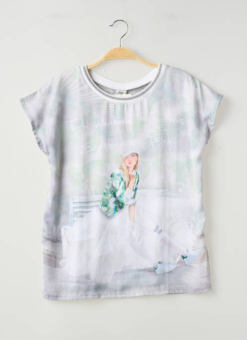 Top manches courtes manches courtes gris MAYORAL fille