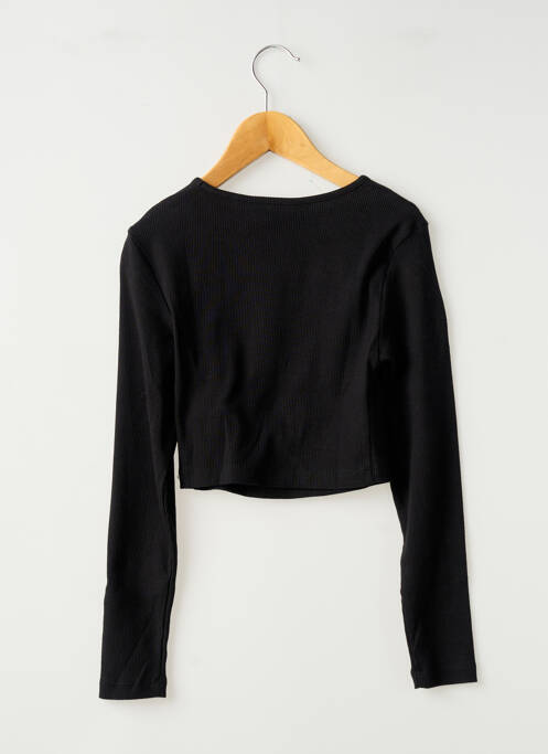 Top col rond manches longues noir TIFFOSI femme