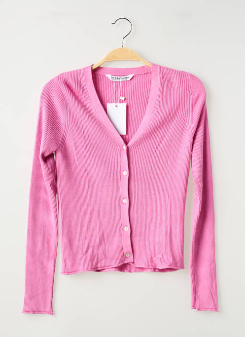 Gilet manches longues rose TIFFOSI fille