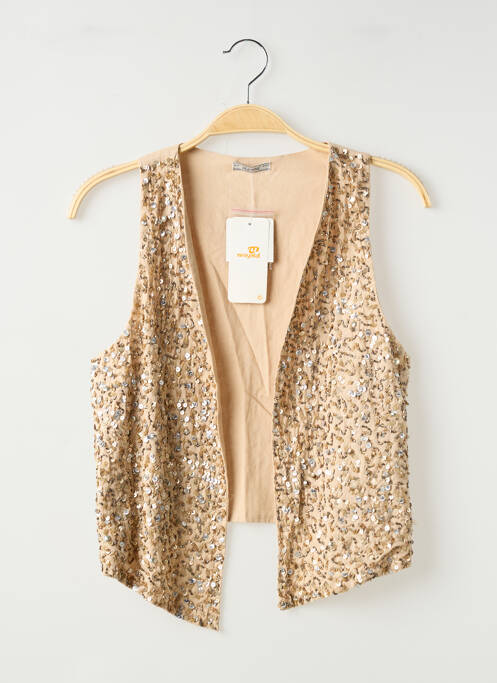 Gilet sans manche beige MAYORAL fille