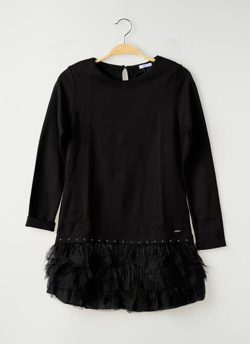Robe courte noir MAYORAL fille