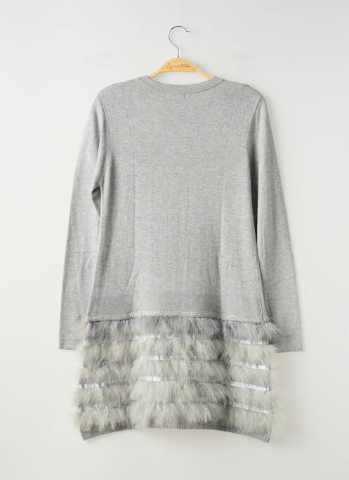 Robe pull gris MAYORAL fille