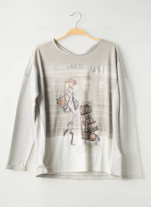 Top gris MAYORAL fille