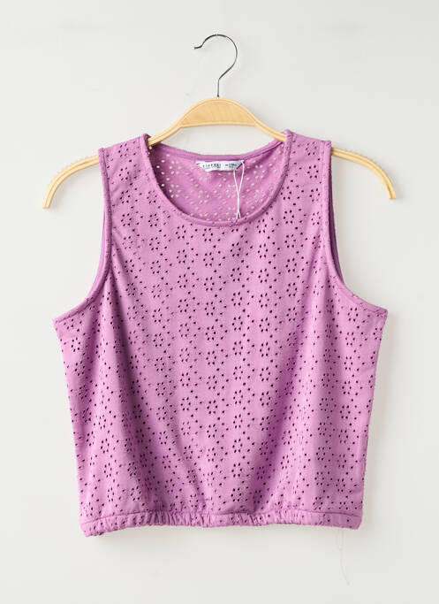 Top violet TIFFOSI fille