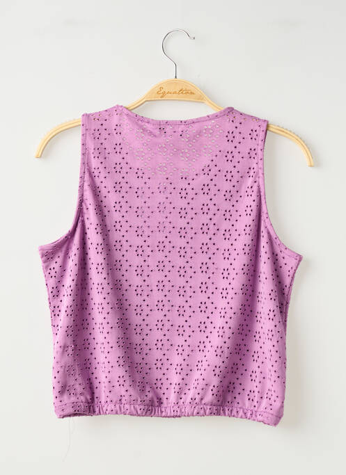 Top violet TIFFOSI fille
