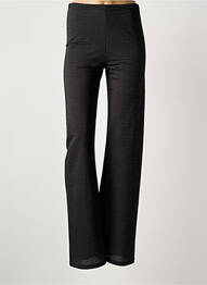 Pantalon slim taille élastique taille haute noir IL QUARTO STILE femme