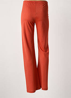 Pantalon slim taille haute taille haute orange IL QUARTO STILE femme