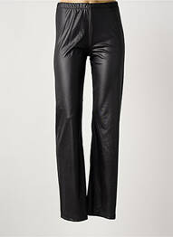 Pantalon slim taille élastique taille haute noir IL QUARTO STILE femme