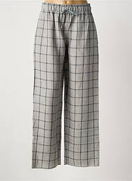 Pantalon large tissage crêpe taille normale gris IL QUARTO STILE femme