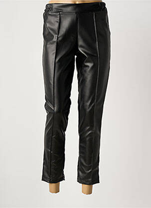 Pantalon 7/8 stretch taille normale noir IL QUARTO STILE femme