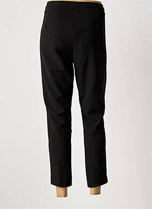 Pantalon 7/8 taille haute taille haute noir IL QUARTO STILE femme