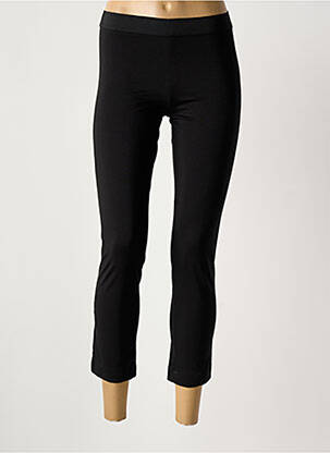 Legging taille haute taille haute noir IL QUARTO STILE femme