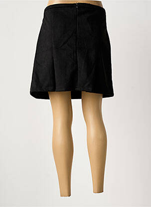Jupe courte fermeture zippée au dos noir IL QUARTO STILE femme