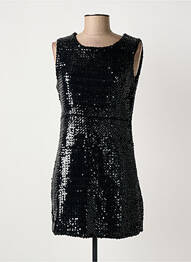Robe courte sans manche sans manche noir IL QUARTO STILE femme