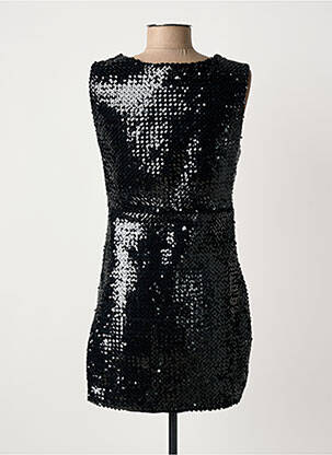Robe courte sans manche sans manche noir IL QUARTO STILE femme