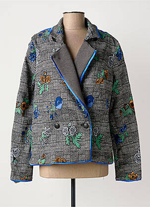 Blazer poches bleu IL QUARTO STILE femme