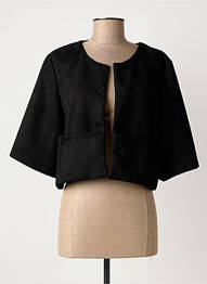 Boléro col rond noir IL QUARTO STILE femme