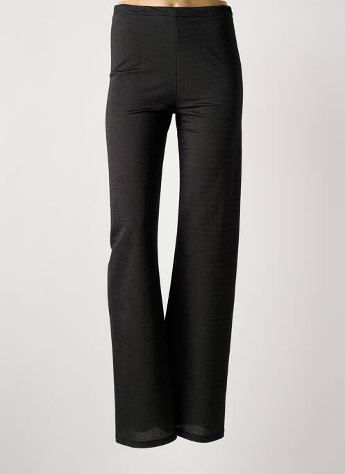 Pantalon slim taille élastique taille haute noir IL QUARTO STILE femme