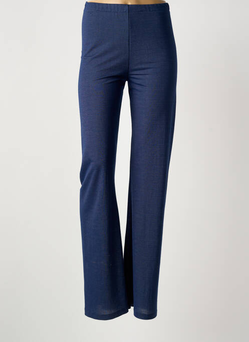 Pantalon slim taille élastique taille haute bleu IL QUARTO STILE femme