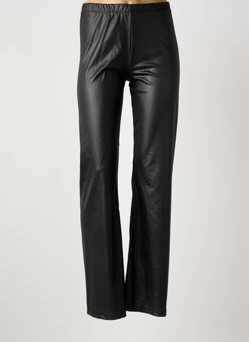 Pantalon slim taille élastique taille haute noir IL QUARTO STILE femme