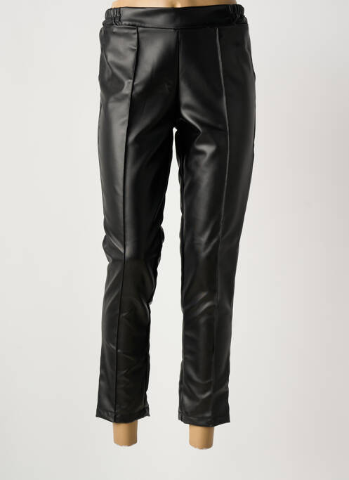 Pantalon 7/8 stretch taille normale noir IL QUARTO STILE femme