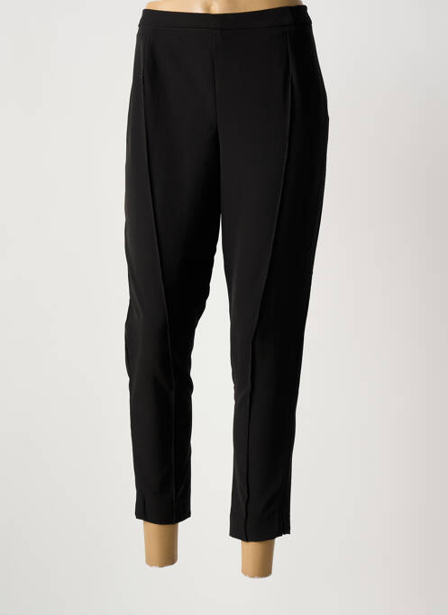 Pantalon 7/8 taille haute taille haute noir IL QUARTO STILE femme