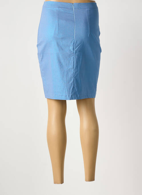 Jupe courte taille haute bleu IL QUARTO STILE femme