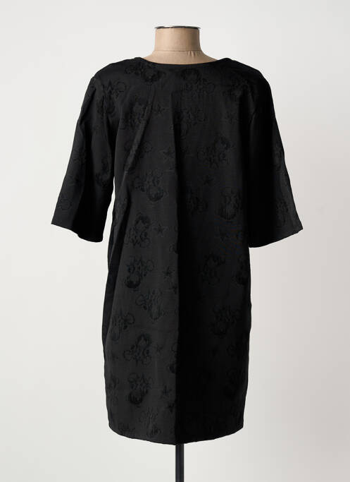 Robe courte manches 3/4 manches 3/4 noir IL QUARTO STILE femme