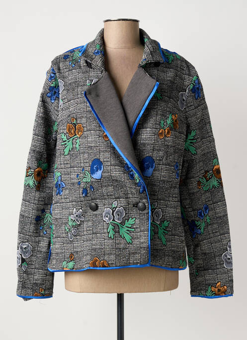 Blazer poches bleu IL QUARTO STILE femme