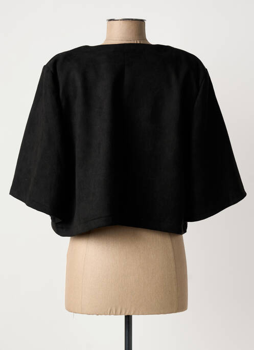 Boléro col rond noir IL QUARTO STILE femme