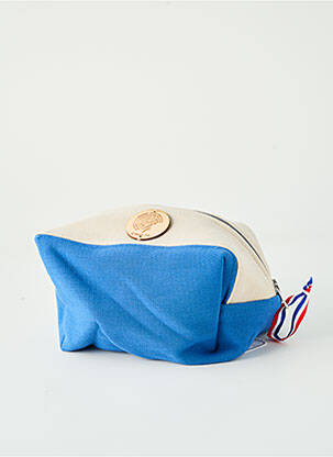 Trousse fermeture zippée bleu IL QUARTO STILE femme