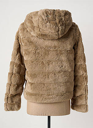Manteau court capuche a capuche beige TRUSSARDI JEANS femme
