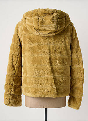 Manteau court capuche a capuche jaune TRUSSARDI JEANS femme