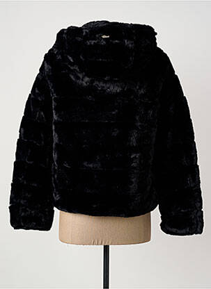 Manteau court capuche a capuche noir TRUSSARDI JEANS femme