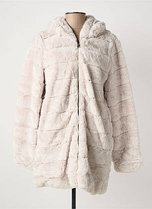 Manteau long a capuche a capuche beige TRUSSARDI JEANS femme