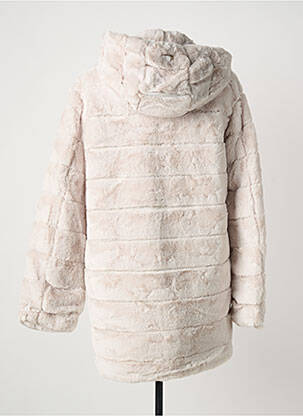 Manteau long a capuche a capuche beige TRUSSARDI JEANS femme