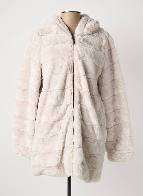 Manteau long a capuche a capuche beige TRUSSARDI JEANS femme