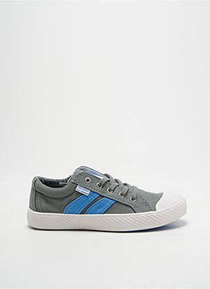 Baskets bout rond bout rond vert PALLADIUM garçon